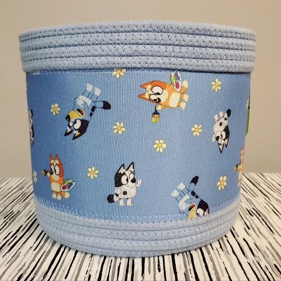 Bluey Roped Storage Basket 9in x 8in - Picture 1 of 3